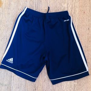 Adidas Youth M Unisex Blue Climate Shorts